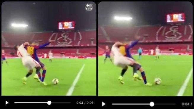 El Barça, ¡acusado de manipular su 'prueba' del penalti!