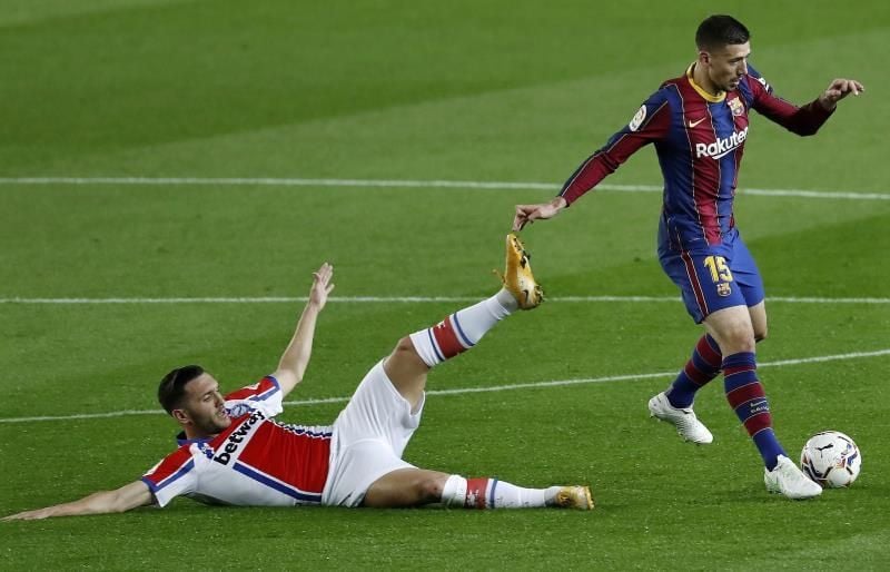 5-1. Doblete de Messi, doblete de Trincao, goleada del Barcelona