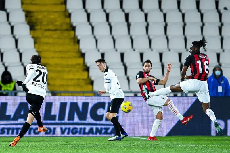 El Milan se estrella en Spezia y pone en peligro su liderato