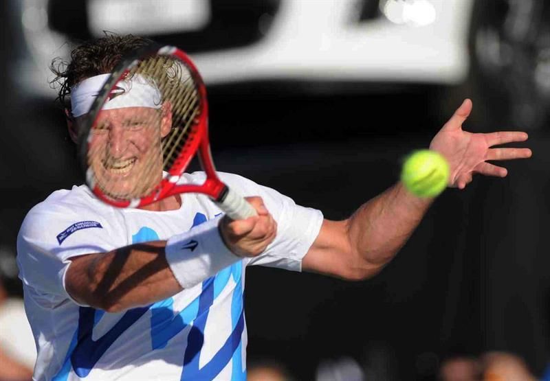 David Nalbandian vuelve al circuito, ahora como técnico de Miomir Kecmanovic