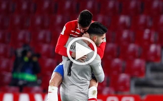 Rui Silva se erige en héroe en la clasificación histórica del Granada ante el Nápoles