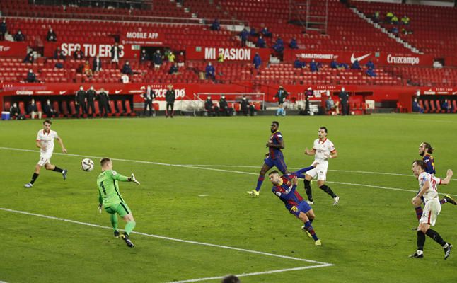 El Sevilla sólo ganó tres de las 19 visitas ligueras del Barcelona en el siglo XXI