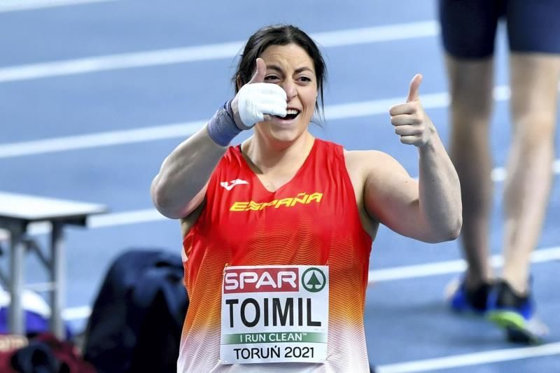 Belén Toimil revienta, 25 años después, el récord de España de peso con 18,64