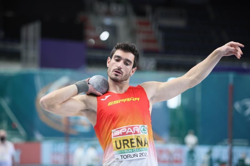 Ureña cierra en puesto de podio el primer día del heptatlón