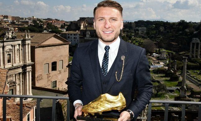 El ex del Sevilla Immobile recibe la Bota de Oro 2020