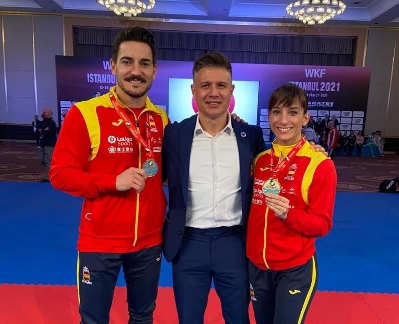 Damián Quintero y Sandra Sánchez, oro en Estambul