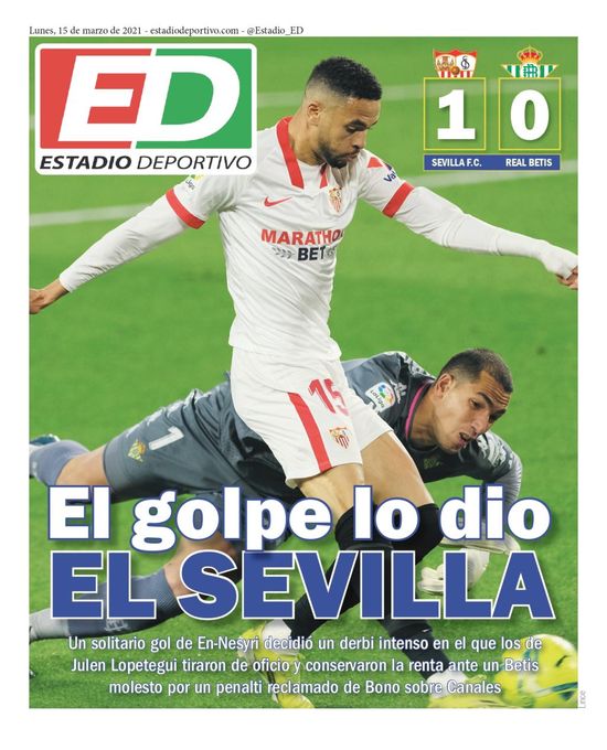 La portada de ESTADIO