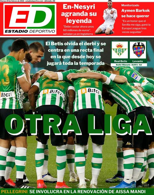 La portada de ESTADIO