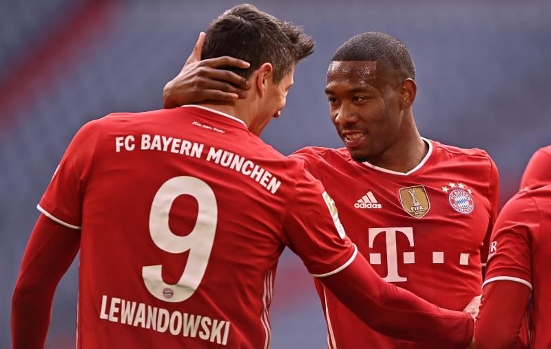 Triplete perfecto de Lewandowski en otra goleada del Bayern