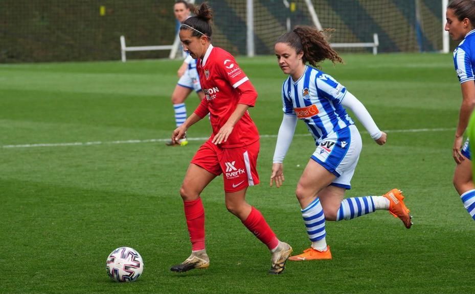 Real Sociedad Fem. 2-2 Sevilla Fem.: Reacción inmediata para arañar un valioso puntos en Zubieta