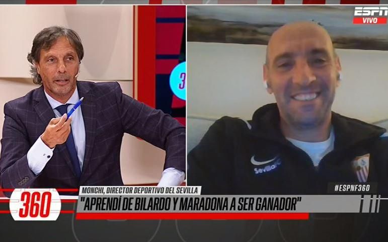 El "gen bilardista" de Monchi, el "luto" cuando pierde el Sevilla y unos piropos que han revolucionado Argentina