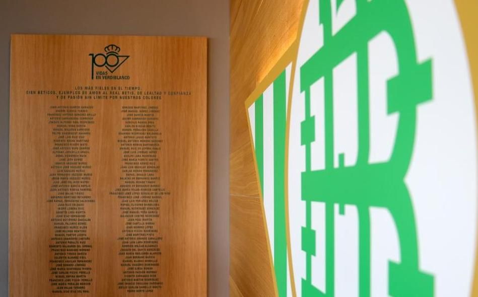 El Betis homenajeará a sus 100 socios más antiguos cada año