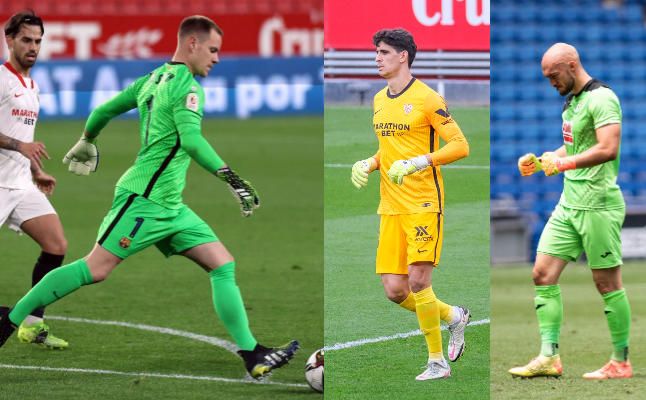 Ter Stegen muestra admiración por Bono y Dmitrovic y añora al "loco bueno" de Dani Alves