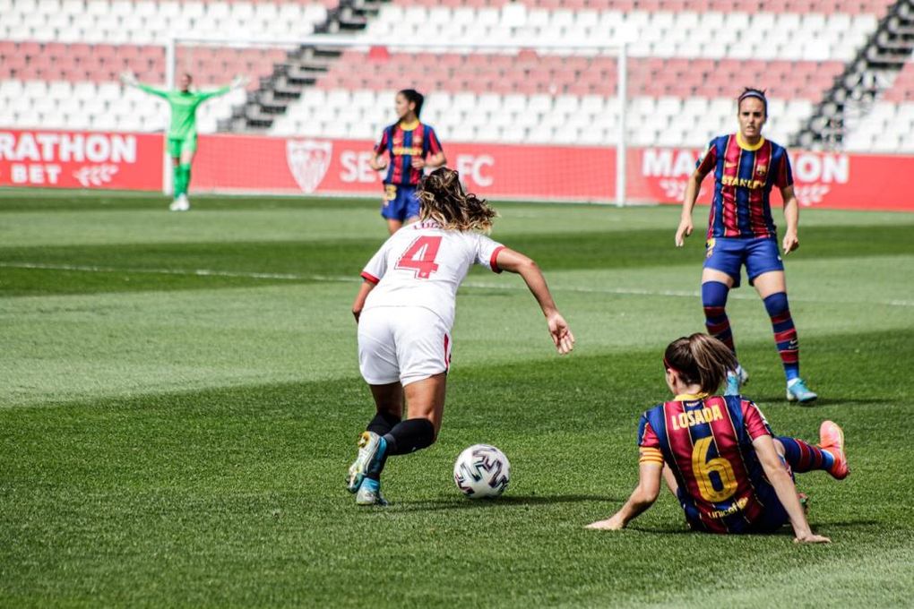 Sevilla FC Femenino 0-4 FC Barcelona: Aguanta lo que puede ante un coloso