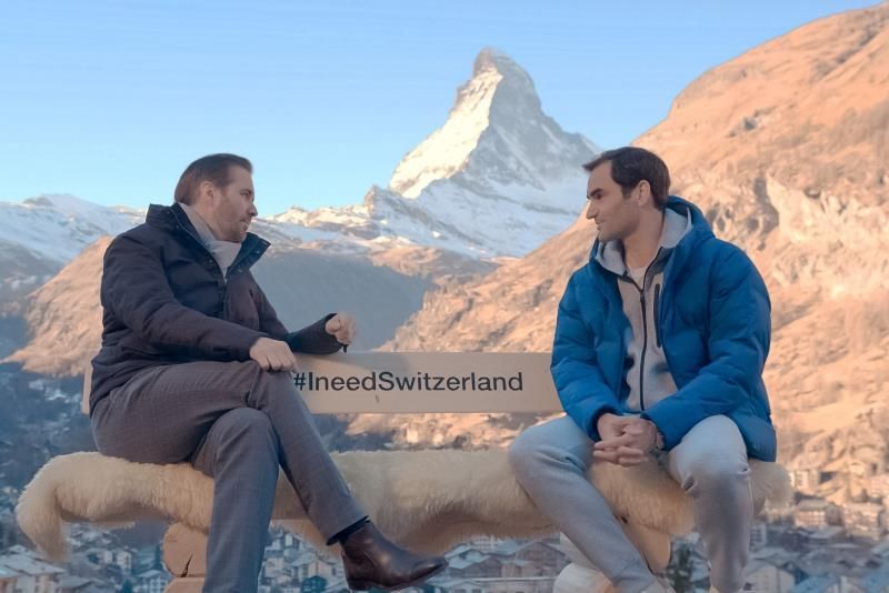 Federer presta su imagen para promocionar el turismo a Suiza, ahora en crisis