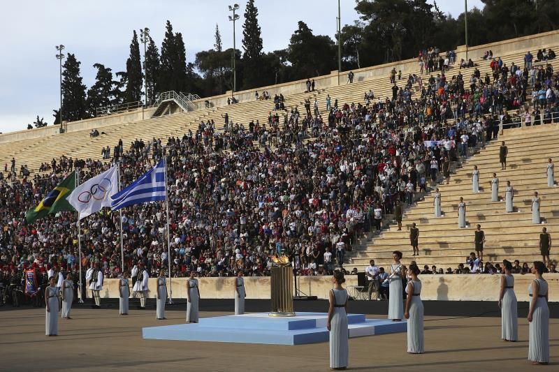 El silencio marca en Atenas los 125 años de las primeras Olimpiadas modernas
