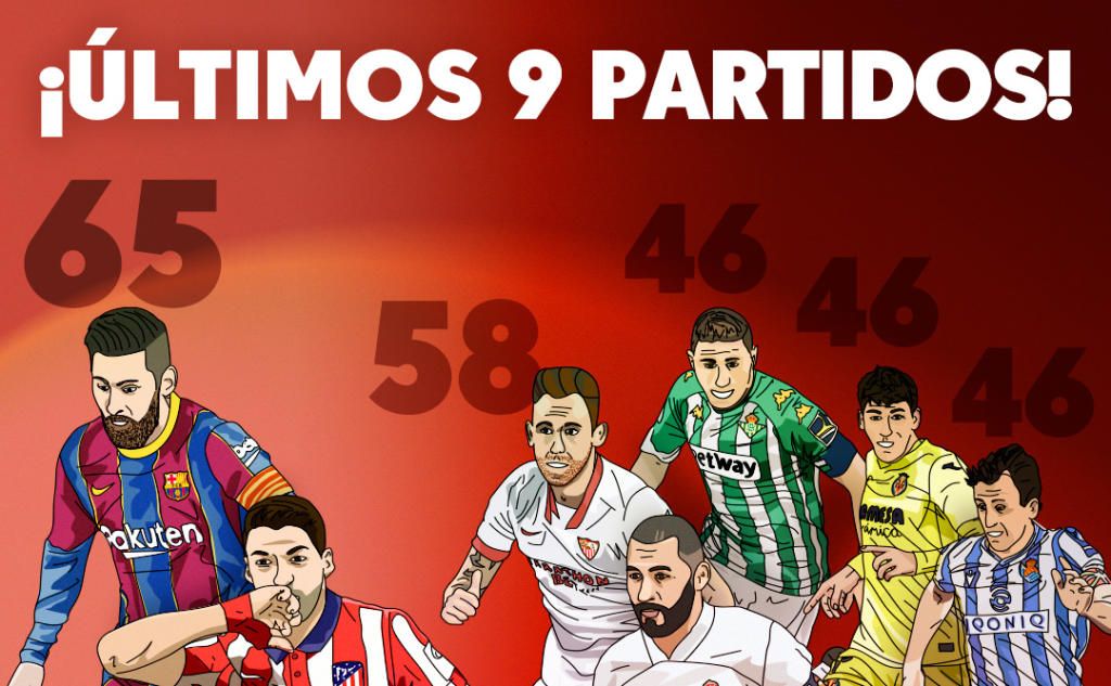 El calendario de Real, Betis y Villarreal, empatados en la lucha por la Europa League