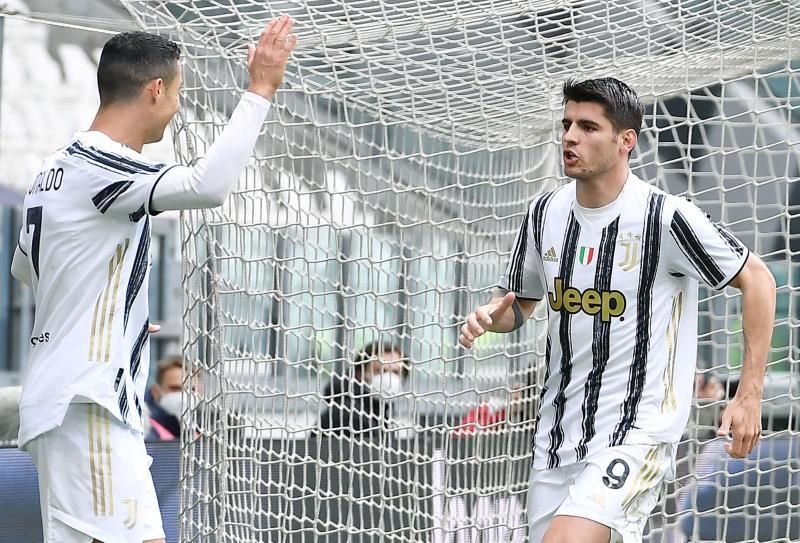 La Juventus, con gol de Morata, refuerza su plaza en Liga de Campeones