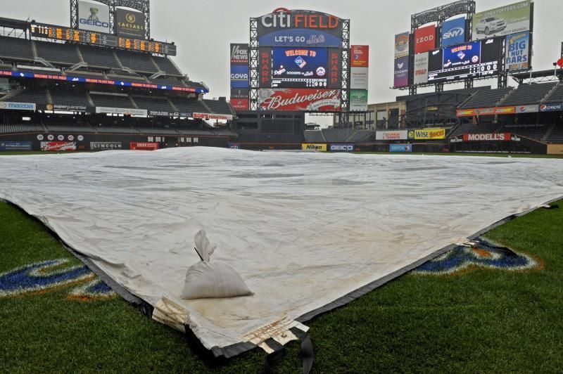 Se aplaza por lluvia el primer partido de la serie entre Mets y Filis