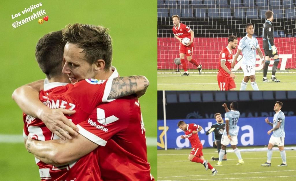 Los 'viejitos' del Sevilla FC reinan en Balaídos