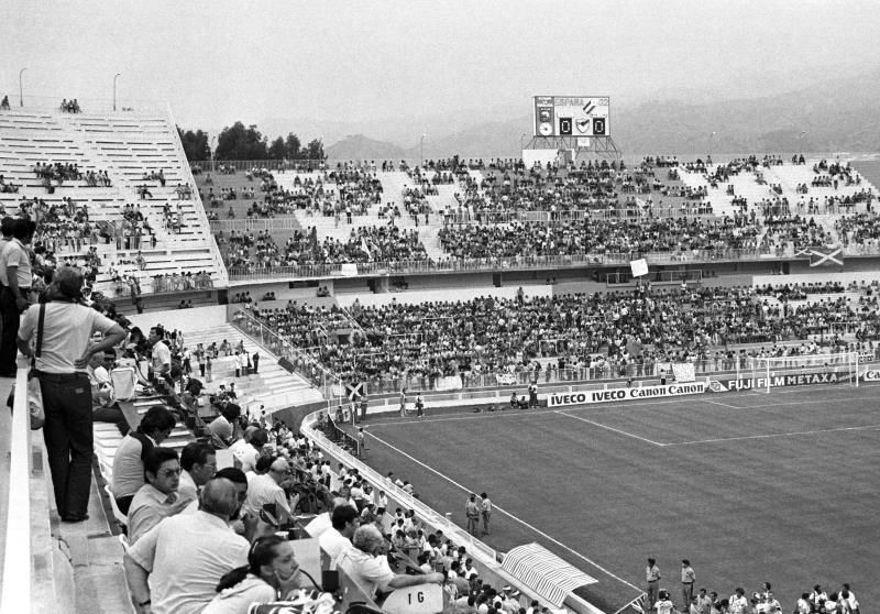 El estadio de La Rosaleda cumple 80 años
