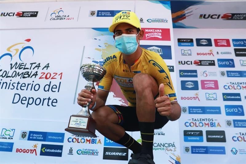 Nelson Soto gana al esprint y Sevilla mantiene liderato de Vuelta a Colombia