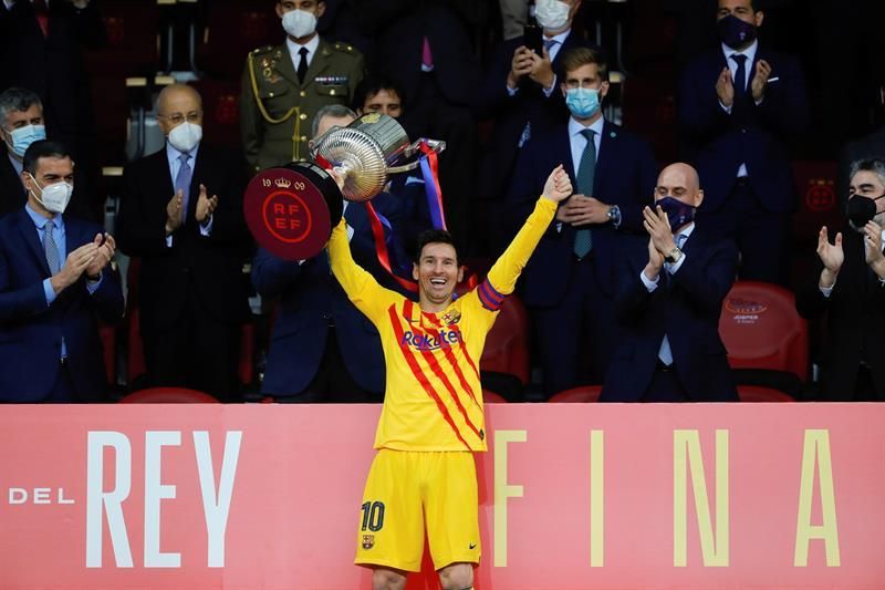 Messi:"Es muy especial ser el capitán de este club; es una Copa muy especial"
