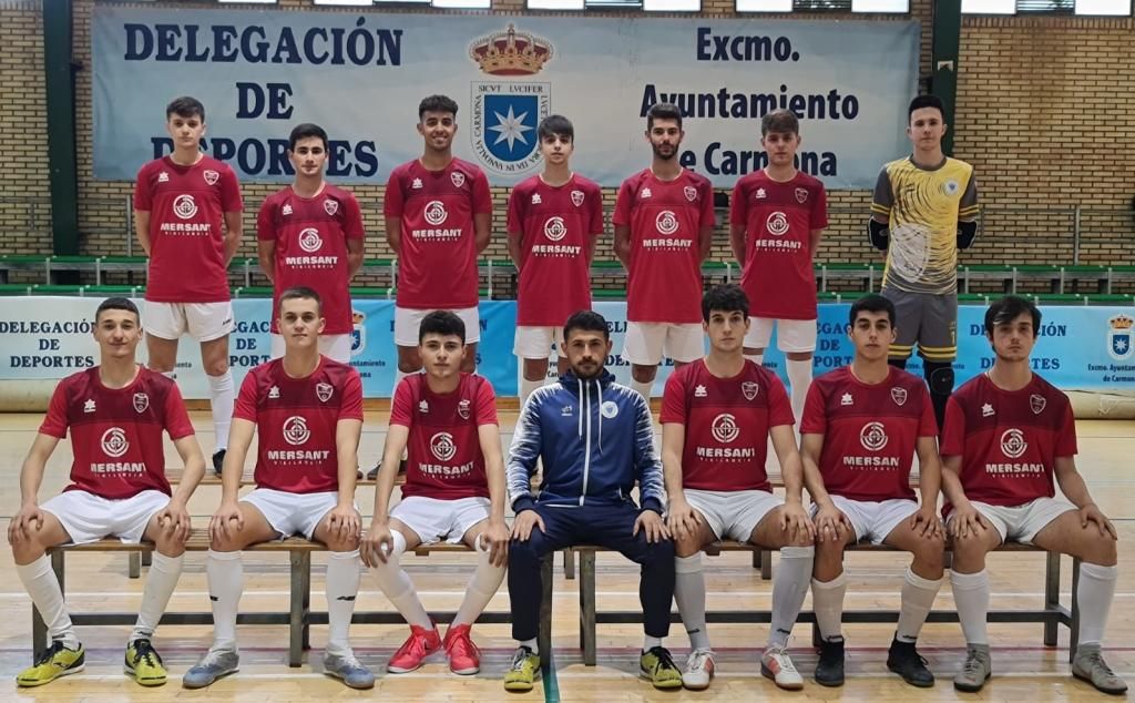 Los juveniles del Atlético Carmona, campeones de Liga