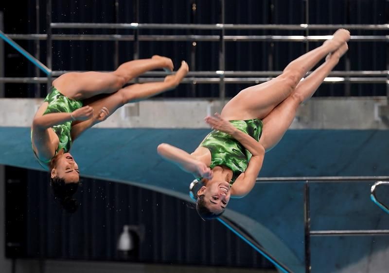 México hace pleno con su plaza olímpica en plataforma sincronizada de mujeres
