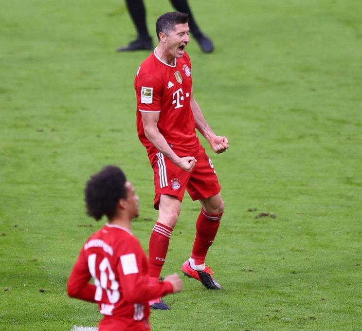 El Bayern celebra el título con goleada al Gladbach y triplete de Lewandowski