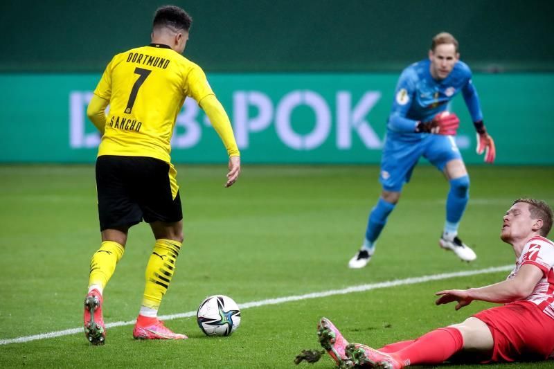 1-4. Dobletes de Sancho y Haaland le dan al Dortmund la Copa de Alemania
