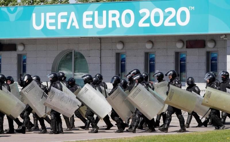 La policía rusa se prepara para posibles disturbios durante la Eurocopa