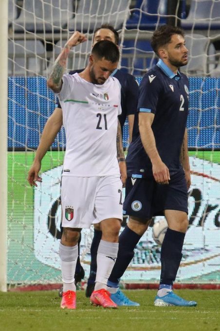 7-0. Italia se pasea en Cerdeña ante San Marino