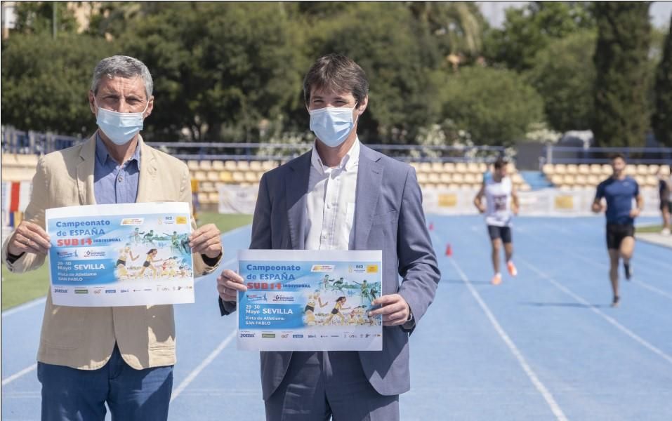 San Pablo estrena pista con el Nacional sub14 de atletismo