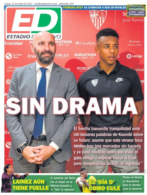 La portada de ESTADIO