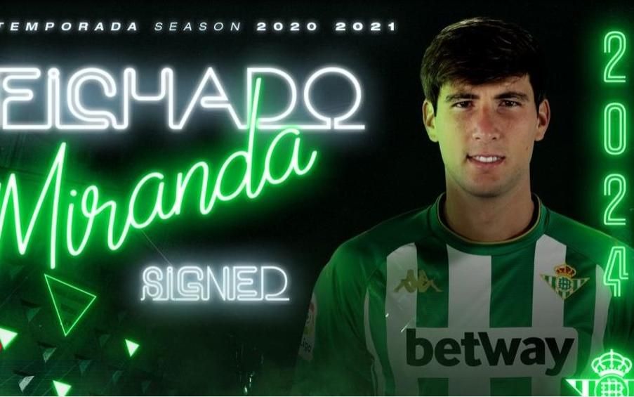Oficial: Juan Miranda, nuevo jugador del Betis hasta 2024