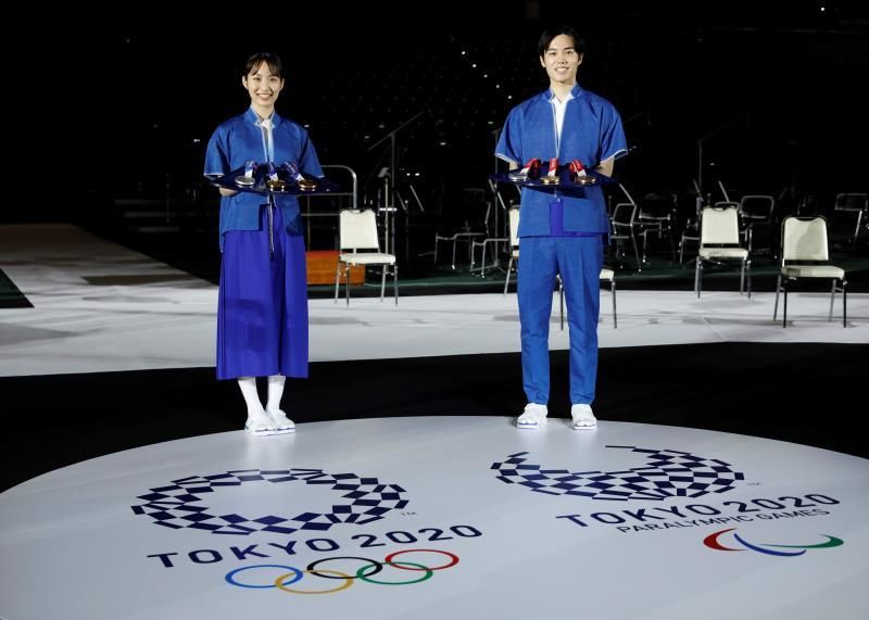 Tokio 2020 muestra el atrezo y la música de las ceremonias en la entrega de medallas