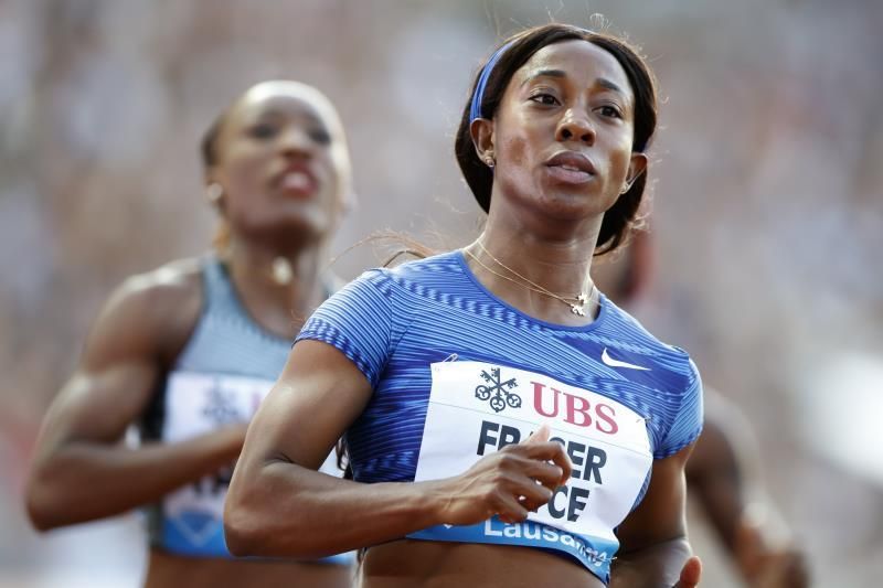 Shelly-Ann Fraser-Price corre los 100 metros más rápidos desde Flo-Jo