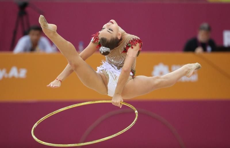 España gana el bronce en el mundial de gimnasia rítmica en Valencia