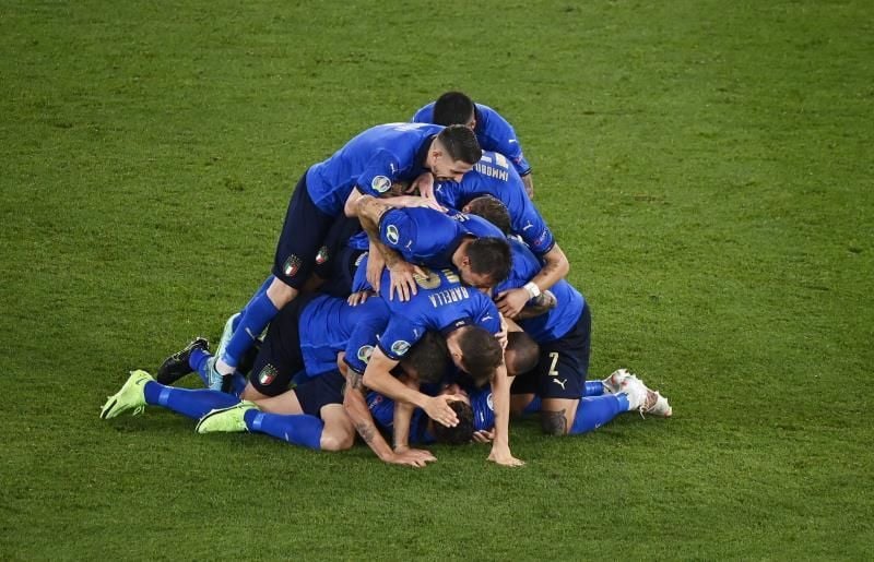 Italia, 29 partidos sin perder, diez triunfos seguidos y cero goles en contra