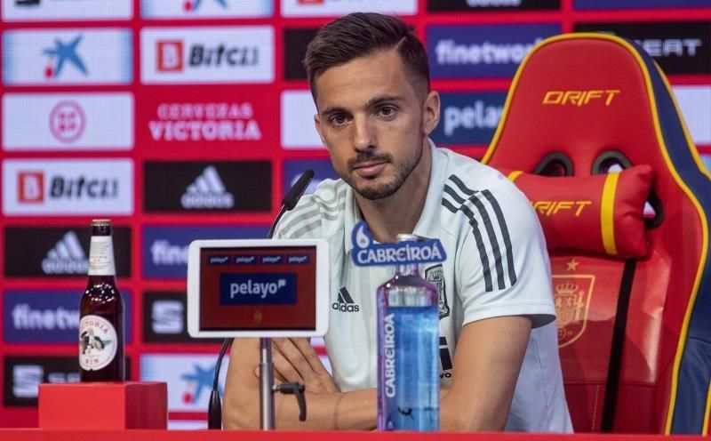 Sarabia: "Morata es uno de los delanteros más fuertes de Europa"