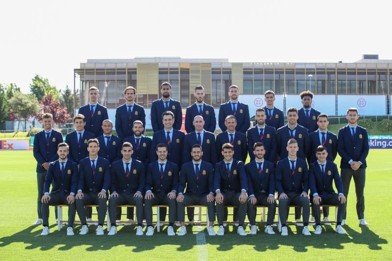 Buen ambiente y apoyo de Rubiales a Luis Enrique en la foto oficial