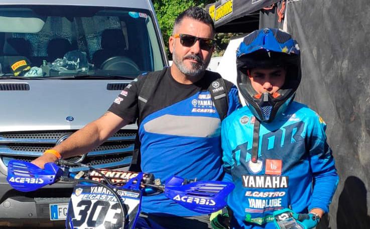 Salvador Pérez sigue segundo en el campeonato de EMX85 de la zona suroeste