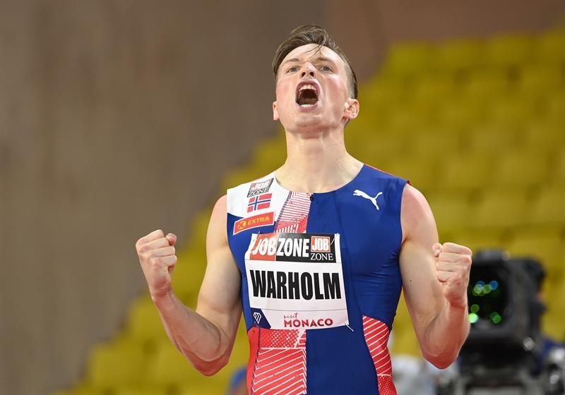El noruego Warholm bate el récord mundial de 400 m vallas con 46.70