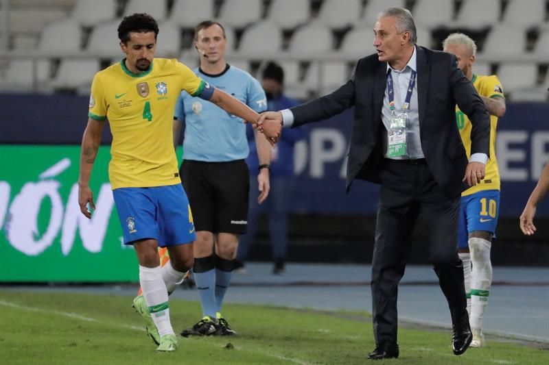 Marquinhos dice que Brasil sentirá falta de Gabriel Jesús en la final
