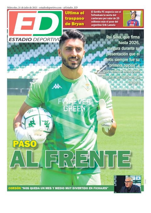 La portada de ESTADIO