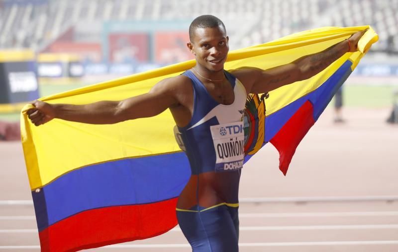 El atleta ecuatoriano Alex Quiñónez suspendido por un año
