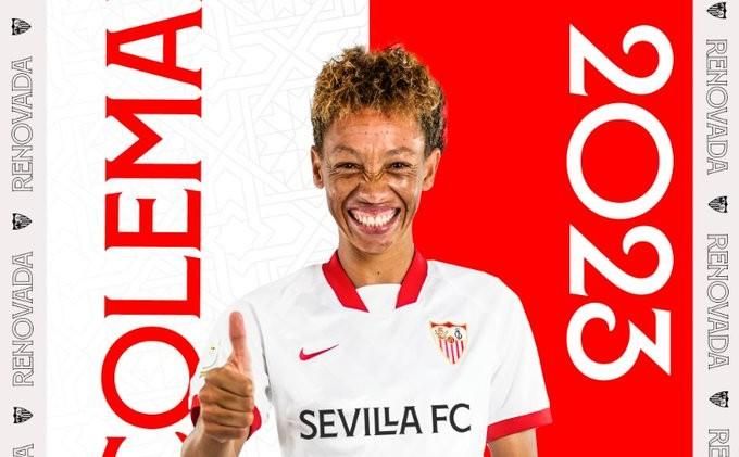 El Sevilla Femenino renueva a Zenatha Coleman, que firma dos años más
