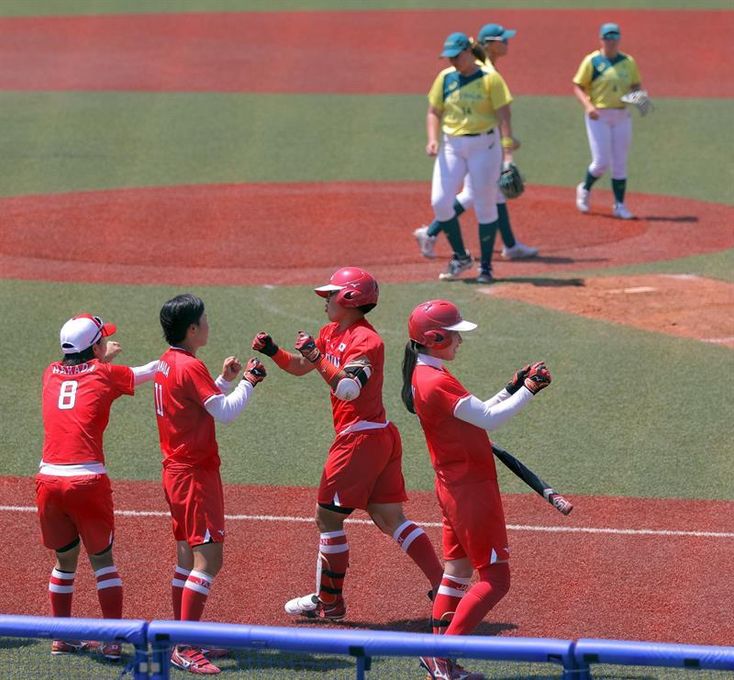 Los JJOO de Tokio arrancan con un partido de sóftbol entre Japón y Australia