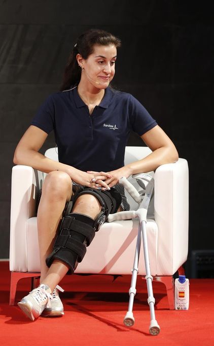 Carolina Marín: "Siento pena por no estar en Tokio, pero lo tengo asimilado"